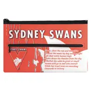 Sydney Swans AFL Large Pencil Case with Team Song!