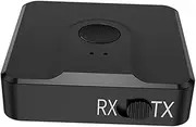 TEHAUX 1 Set Wireless Receiver Transmitter Compact Car Mounted Sound Device for Phones Tvs Durable Material Long Connection Distance Easy Setup