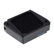 Alphacool NexXxos XT45 Full Copper X-Flow Radiator, 120mm, Single Fan, Black