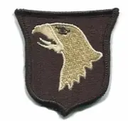 Black Tan Coyote 101st Airborne Division Eagle Patch Fits For VELCRO® BRAND Loop