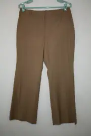 NWT Ann Taylor LOFT Petites Sz 8P Julie Pants Light Brown Thin Rayon Blend