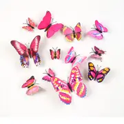 3D Butterfly DIY Wall Decals Removable Sticker Wedding Nursery Self-Adhesive Dp