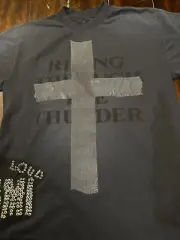 NEW Travis Scott Miami Rolling Loud Festival Exclusive Black Washed Tee Size M