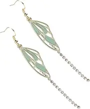 [OATIPHO] 1 Pair Butterfly Wing Earrings Ear Ornament Ear Jewelries Lady Ear Drops Long Ear Dangle Butterflies Wings Ear Pendant Tassel Ear Pendant Long Earring Tassel Ear Dangle