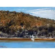 Tom Roberts, The Camp, Sirius Cove, 1899, Canvas Print, 24" x 32" + Border