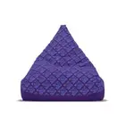 Trendy Purple & Deep Blue Bean Bag COVER Abstract Design, Home Decor, Furniture