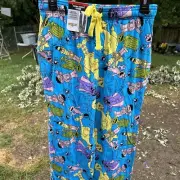 Sesame Street Mens Pajama Pant Size Small Sleep Lounge Pants Bert Ernie Big Bird