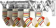 Rotatable Hook - 14.96 Inches Sock Hanger - Drying Hangers - Suction Cup Clothes Organizer, Household Supplies for Laundry Room, Sock Drying Clip - Clip for Laundry Room