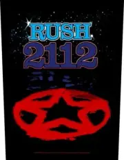 Rush 2112 Back Patch Official Metal Prog Rock Band Merch