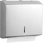 Nisorpa Wall Mounted Multifold Paper Towel Dispenser Waterproof Holder Stainless Steel