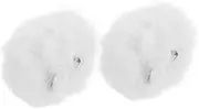 ADOCARN Fluffy Bunny Tail Set Rabbit Tail Pom Poms Animal Costume Accessories Boys and Girls' Dress up Toys