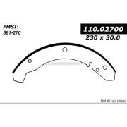 For Volkswagen Beetle Karmann Ghia Centric Rear Brake Shoe Set