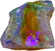 [Generic] Dazzlegems Ultra Fire Opal Rough Gemstone, Raw Crystals Gemstone, Ethiopian Opal Rock, Jewelry Making Supplies, Chakra Healing, Energy Stone, Reiki, Meditation, Art-Crafts-Diy Stone,04.30Cts,, Stone