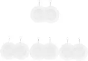 Kisangel 4sets DIY Sublimation Wind Spinner Aluminum Hanging Ornament Garden Decor Sublimation Blank Spinner 2pcs*4