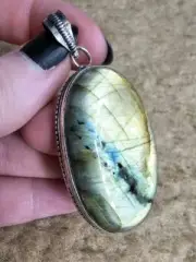 Labradorite Pendant, Crystals & Stones, Mineral Specimen, Metaphysical Healing