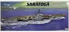 Micro Ace 1/800 Battleship Aircraft Carrier No.18 SARATOGA Model Kit Japan F/S