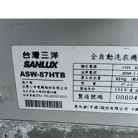 在飛比找蝦皮購物優惠-三洋單槽洗衣機ASW-87HTB 電腦板/操作顯示板（拆機良