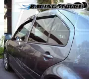 JDM Out Channel 2MM Visors & Sunroof 3pcs Fit Hyundai Elantra Coupe 2 Door 11-16 (for: Hyundai)