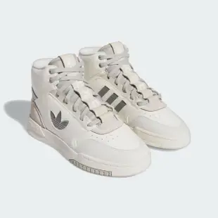 【adidas 愛迪達】休閒鞋 女鞋 運動鞋 高筒 皮革 DROP STEP XL W 米灰 IF2694