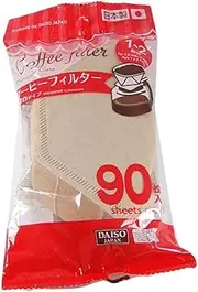 Daiso Coffee Filter Paper 101 [1-2 person] Brown 90 pieces x 2 Bags