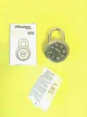 MASTER LOCK COMBINATION PADLOCK NEW IN BOX INDIVIDUAL COMBINATIONS L7