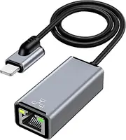 Lightning to Ethernet Adapter, [MFi Certified] Lightning to RJ45 Ethernet LAN Network Adapter with Charging Port, 100Mbps High Speed Compatible with iPhone/iPad/iPod