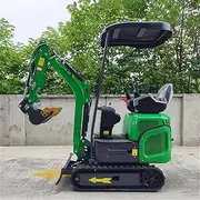 1.2 Ton Small Size Mini Crawler Excavator, Heavy-Duty Mini Excavator with Hydraulic System – Compact, Portable Crawler Digger for Construction, Gardens, Farms, Roads