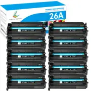 10PK CF226A 26A Toner Cartridge for HP LaserJet Pro M402d M402dn M402dw M402n