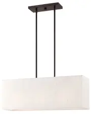 Livex Lighting Summit 3 Light EBZ Linear Chandelier