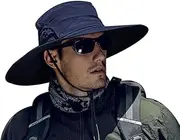 [MYAXOY] Mens Sun Hat with UV Protection Waterproof Wide Brim Sun Hat for Men Fishing Hiking Safari Camping Garden Outdoor