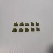 LEGO 1 x 1 x 2/3 30 Degree Slope OLIVE GREEN (x10) 54200 NEW REPLACEMENT PARTS