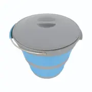 Pop Up Bucket 10L with lid Blue