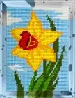 DIY Needlepoint/Tapestry Kit "Narcissus" 5.9"x7.9", Bambini