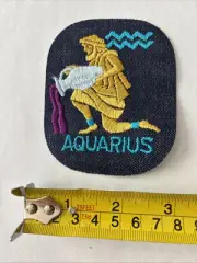 Stat Constellation AQUARIUS Denim Patch 99N4