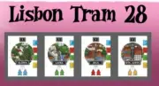 Lisbon Tram 28 One Way Monument Promo Cards (Dice Tower 2023) New/Sealed