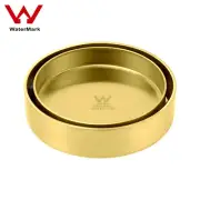 Brushed Gold Round 100mm Tile Insert Shower Grate Floor Drain 50mm Waste Outlet