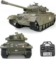Remote Control Heavy UK MK5 Tank GB Centurion Main Battle Tank War Military Vehicle Simulation Smoke Shooting Effect Collection Professional
