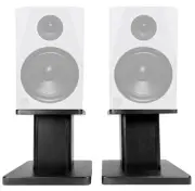 Rockville 8” Black Studio Monitor Speaker Stands For Rockville APM8W