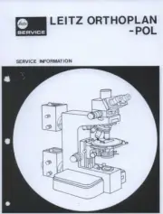 Leitz Orthoplan-Pol Microscope Service Information Manual PDF Document