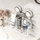 Wall Mounted Spice Rack Removable Vegetables Fruits Holder Shower Shelf Closet
