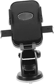 LOORGVEL Car Dashboard Phone Holder with Strong Suction Cup Retractable Rotatable Mount for Vehicles Phone Easy Installation for Trucks and Cars