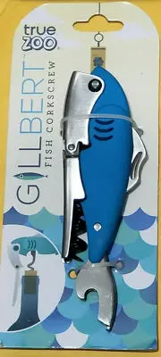 TrueZoo 4224 Gillbert Fish Corkscrew, Blue