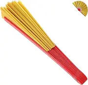 [BESPORTBLE] Portable Handheld Fan Kung Fu Tai Chi Dance Fan Silk Material for Festivals Parties Sports Decorative