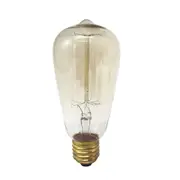 Amonson Lighting ST64 Filament Edison-style E27 Bulbs Globes 40W Shape A