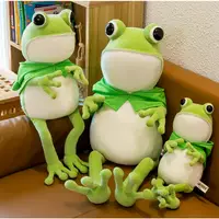 在飛比找蝦皮商城精選優惠-❤️台灣現貨❤️【3尺寸】斗篷青蛙玩偶 小青蛙抱枕 蛤蟆娃娃