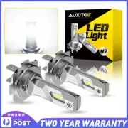 AUXITO 2x H7 CANBUS LED Headlight Kit High or Low Light Bulb 6500K White 80W 12V