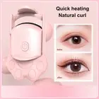Electric Heated Curling Eyelash Curler Safe Time-saving Fast USB Rechargeable