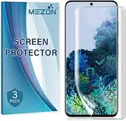 [3 Pack] Premium Hydrogel Screen Protector for Samsung Galaxy S20+ / S20 Plus – Full Coverage Ultra Clear Edge-to-Edge Film – Case Friendly, Shock Absorption (Galaxy S20+, Hydrogel)