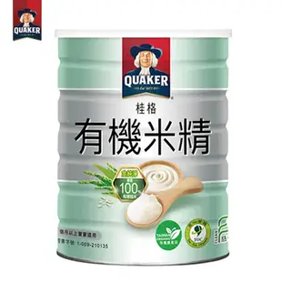 桂格 有機米精 / 有機麥精 500g/1罐 QUAKER