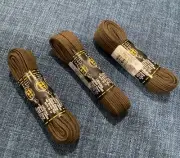 Doc Martens Brown 120cm Flat Boot Laces, Brand New, 3 Pair